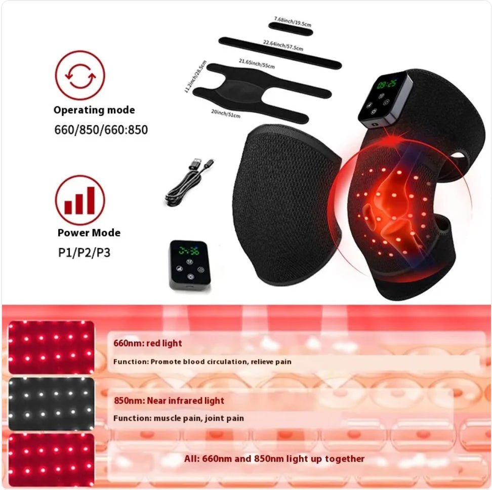 Infrared Knee Pain Relief Massager with Red Light Therapy - New Beginnings