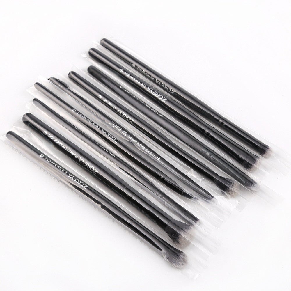 ZOREYA 15 - Piece Makeup Brush Set with Black Handles - New Beginnings