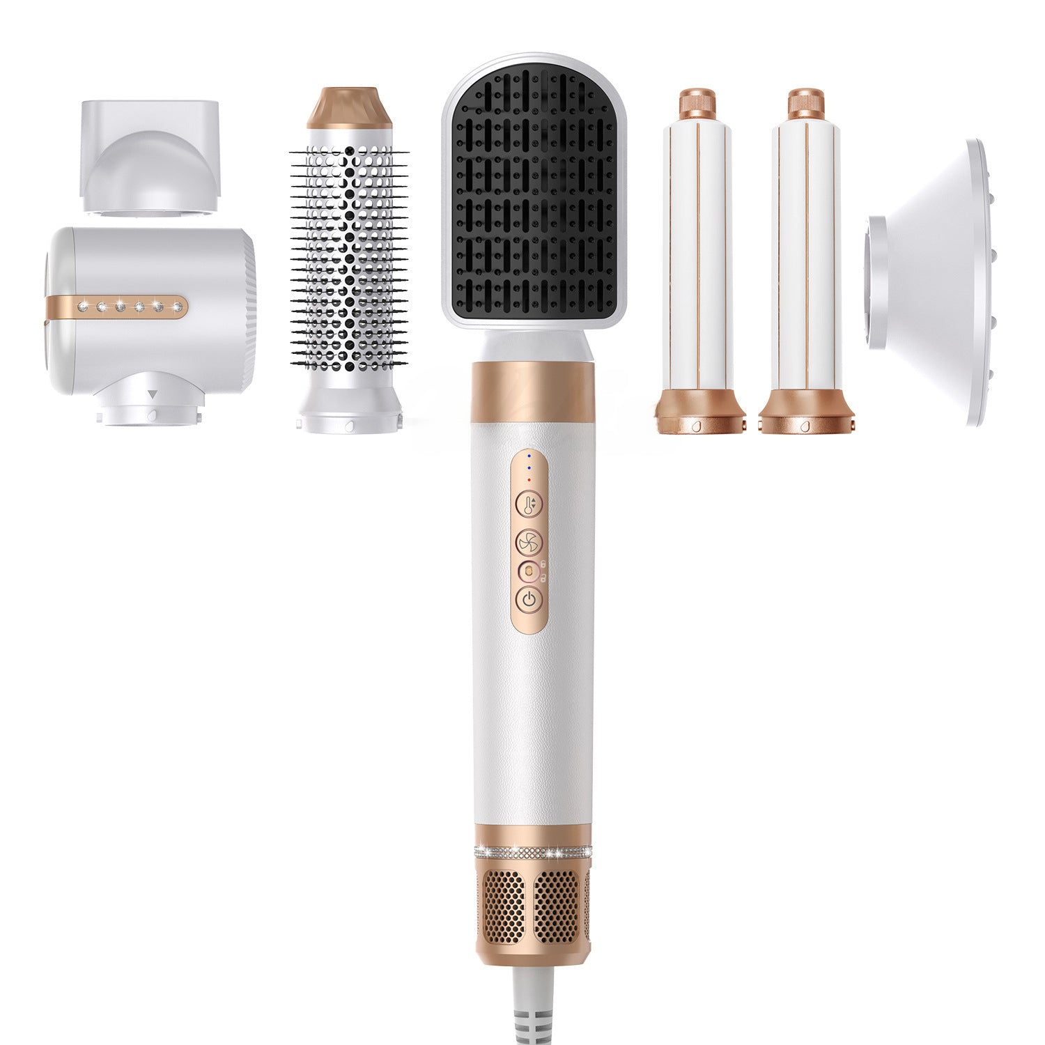 7 - in - 1 High - Speed Hot Air Brush for Styling - New Beginnings