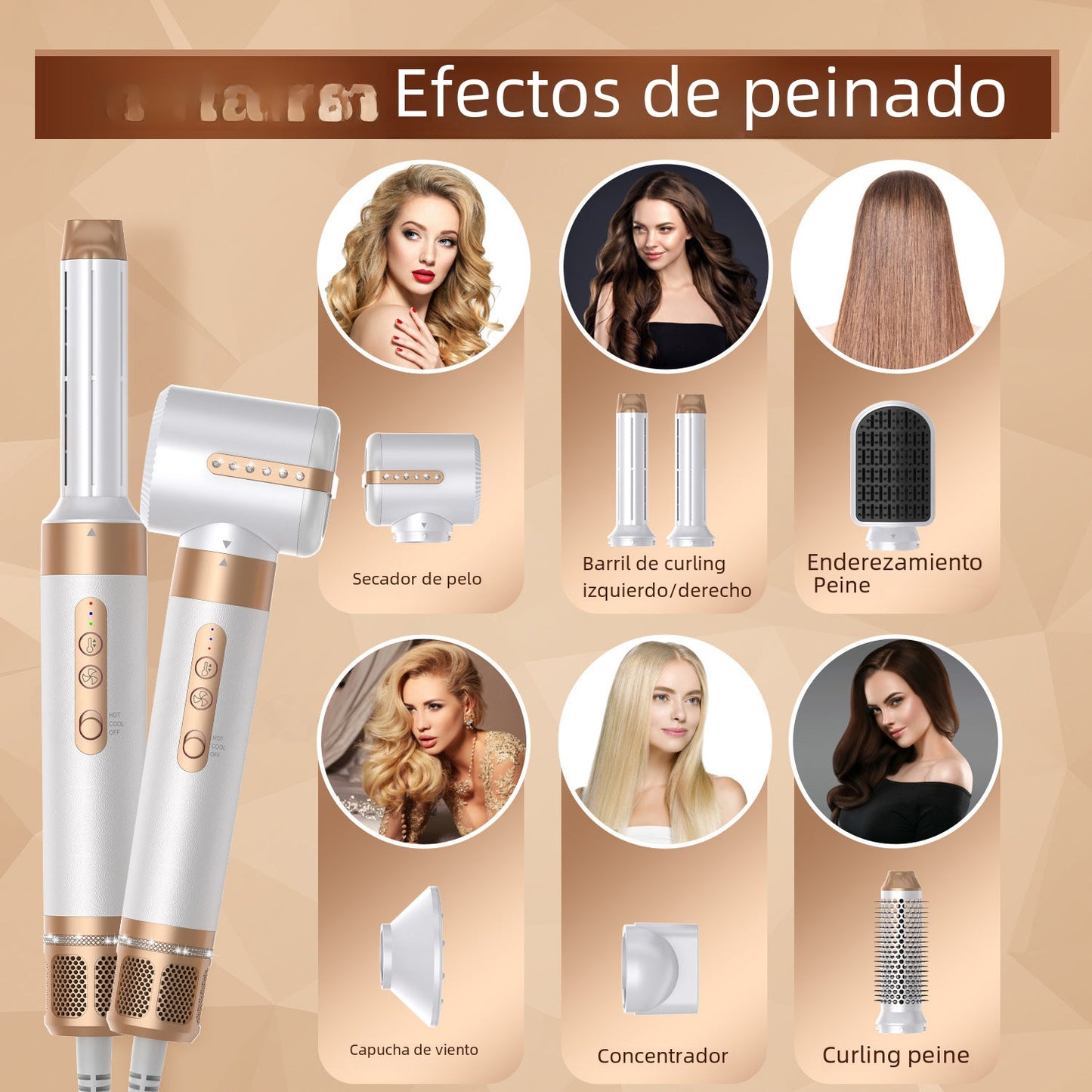 7 - in - 1 High - Speed Hot Air Brush for Styling - New Beginnings