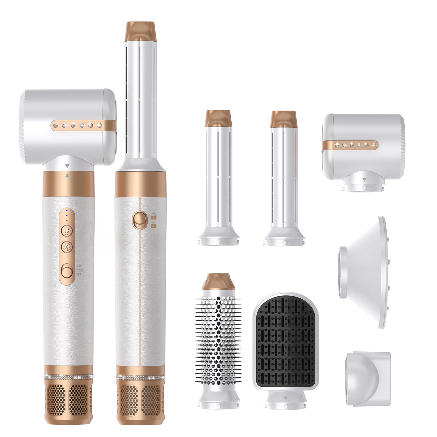 7 - in - 1 High - Speed Hot Air Brush for Styling - New Beginnings