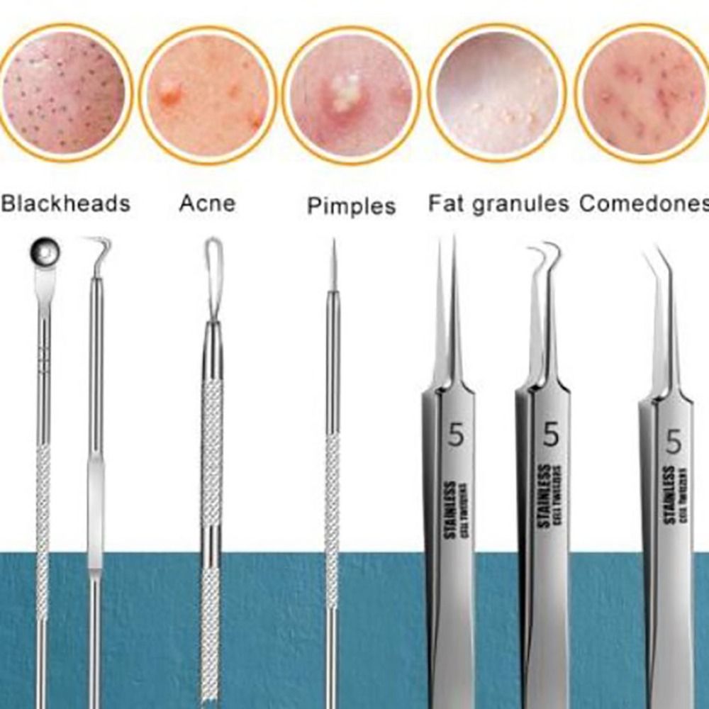 8pcs Ultra - fine Beauty Salon Acne Needle Tool Set - New Beginnings