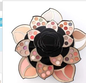 Multifunctional Makeup Full Set with Black Floral Palette - New Beginnings