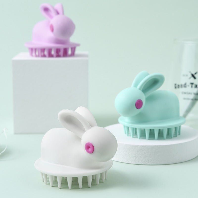 Soft Rubber Shampoo Brush for Kids' Scalp Massage - New Beginnings