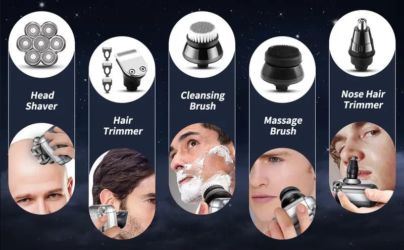 Waterproof Rechargeable Bald Head Shaver for Men - New Beginnings