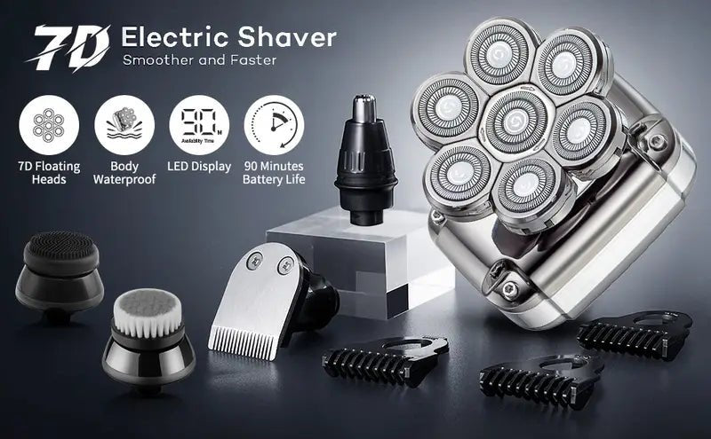 Waterproof Rechargeable Bald Head Shaver for Men - New Beginnings